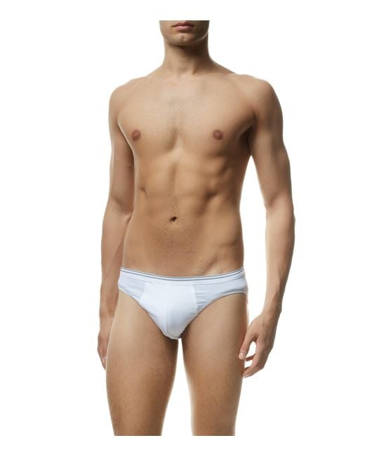 Zimmerli of Switzerland White 172 Pure Comfort Hipster Briefs for men