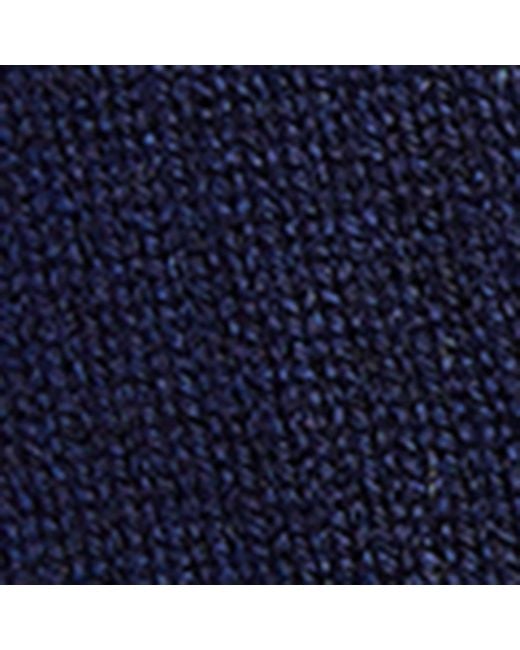 Thom Browne Blue Cashmere 4-Bar Gloves for men