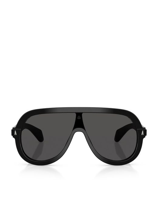 Moncler Black Sunsette Pilot Sunglasses