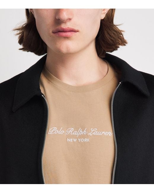 Polo Ralph Lauren Natural Cotton Embroidered Logo T-Shirt for men