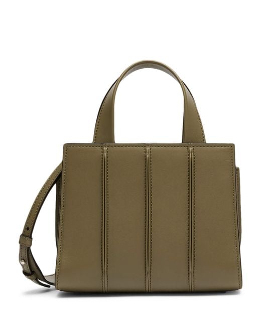 Max Mara Green Micro Whitney Top-Handle Bag