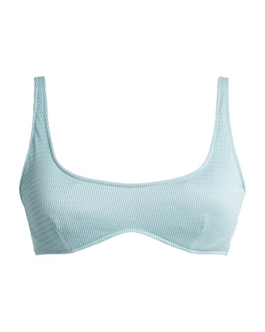 Wolford Blue Textured Underwired Bikini Top