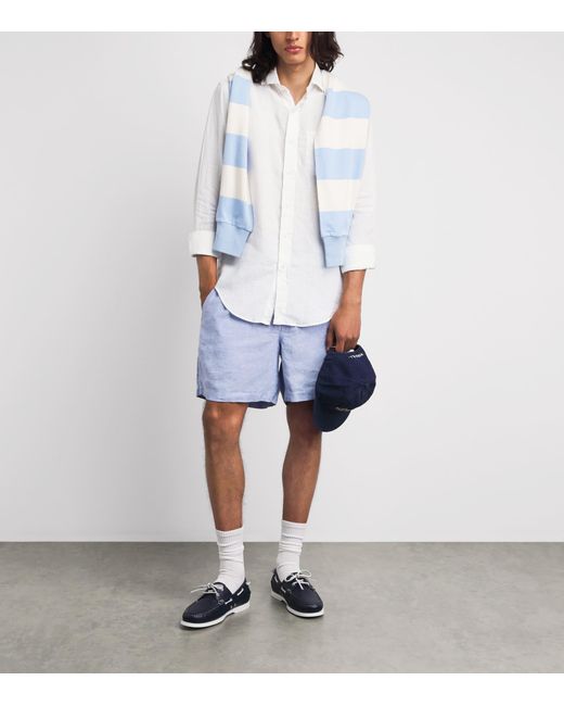 Polo Ralph Lauren White X Wimbledon Cotton Logo Crest Shirt for men