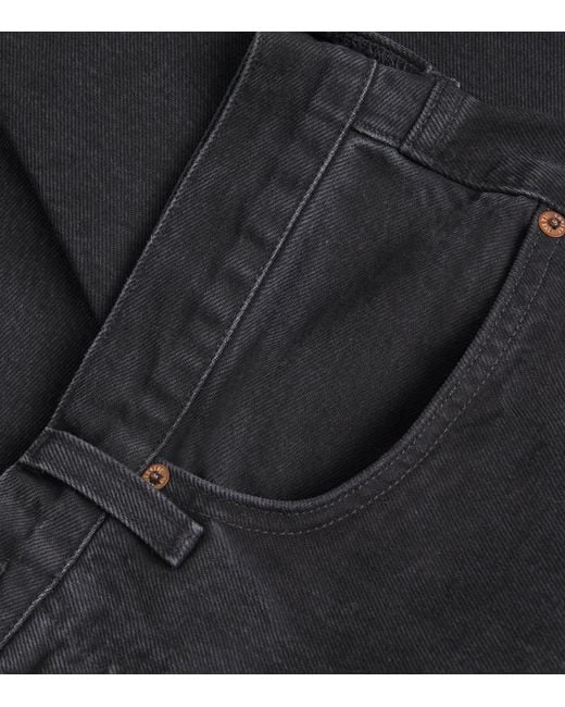 Agolde Black Organic Cotton-Blend Loose '90S Jeans for men