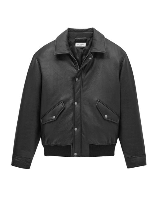 Saint Laurent Gray Coats & Jackets for men