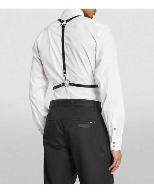 Vivienne Westwood Black Studded Belt Harness for men