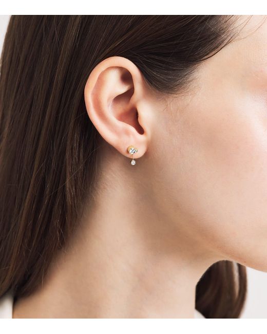 Sophie Bille Brahe Natural And Diamond Lou Single Earring