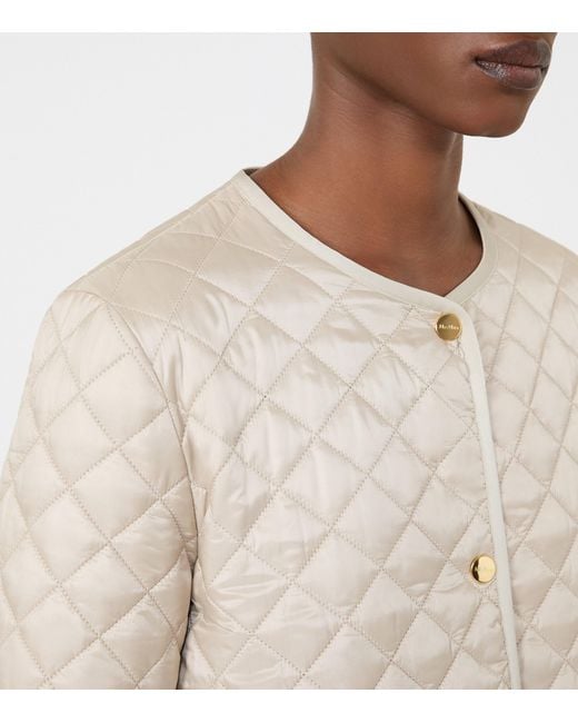 Max Mara Natural Cameluxe Quilted Jacket