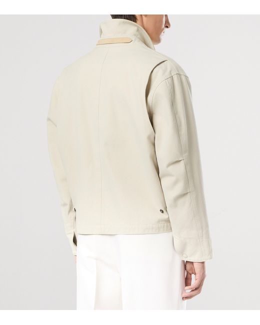 Tom Ford White Cotton Canvas Jacket for men