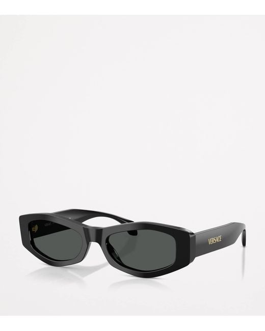 Versace Black Irregular Sunglasses