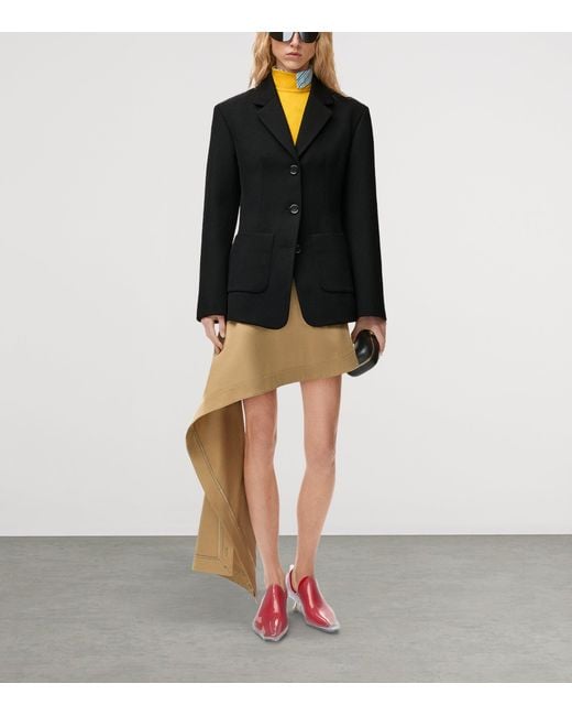Loewe Black Wool-Blend Blazer