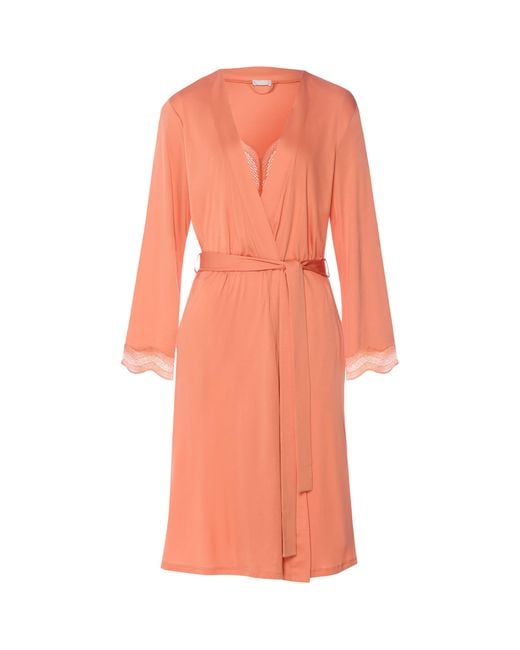 Hanro Pink Cira Robe