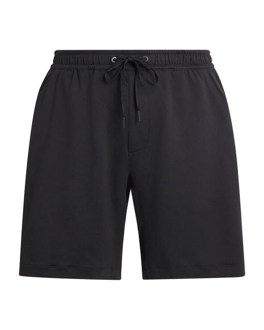 vuori Black Ponto Re/Actv Sweatshorts for men