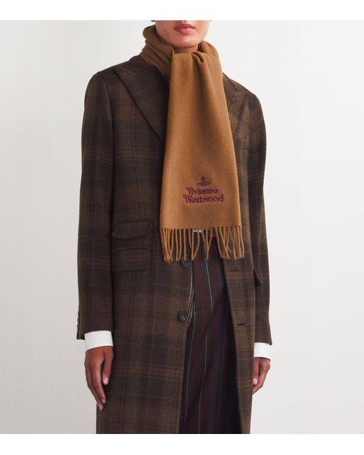 VIVIENNE WESTWOOD wool scarf