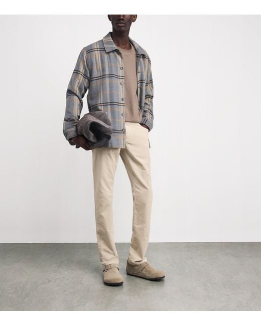 PAIGE Natural Corduroy Federal Slim-Straight Jeans for men