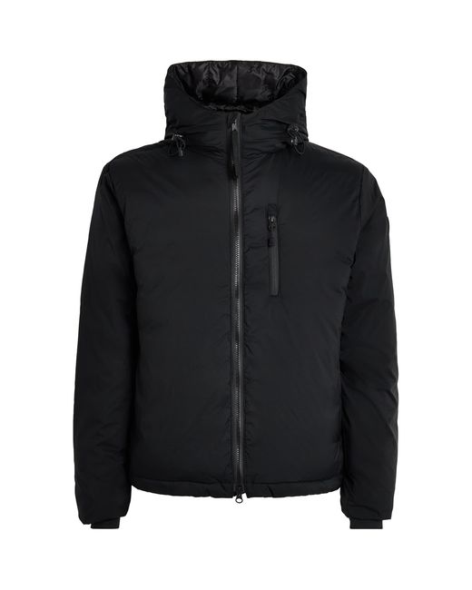 Canada Goose Black Lodge Hooded Jacket for men