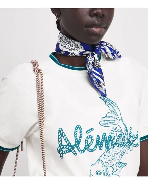ALÉMAIS White Cotton Lucky T-Shirt