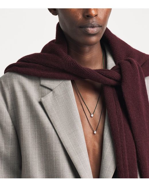PERSÉE Natural And Diamond Danaé Cord Necklace