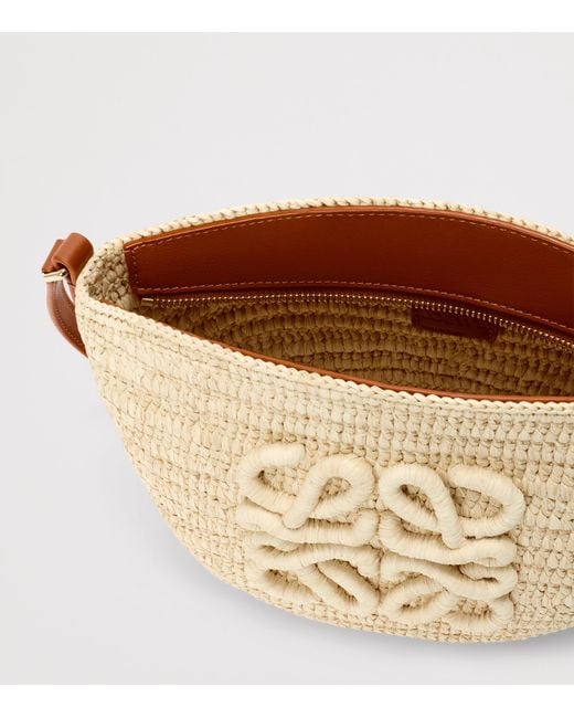 Loewe Natural X Paula's Ibiza Raffia Eclipse Pochette