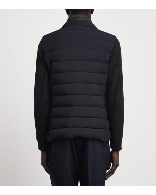 Moorer Blue Hybrid Rogers Jacket for men