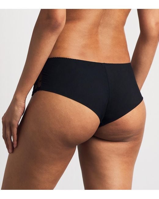 Simone Perele Black Lace Intrigue Briefs