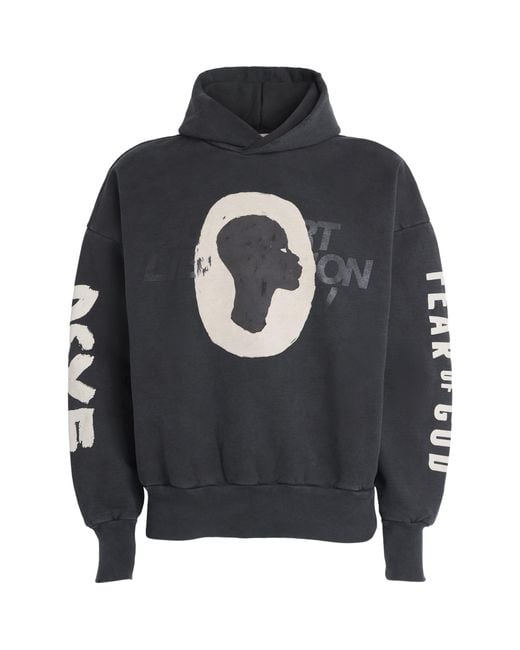Fear Of God Gray X Dsyf Support Liberation Now Hoodie for men