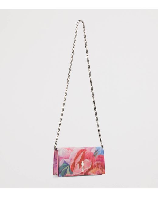 Christian Louboutin Pink Bettina Peony Clutch Bag