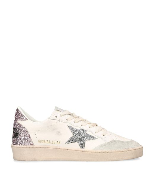 Golden Goose Deluxe Brand Natural Leather Ball Star Sneakers