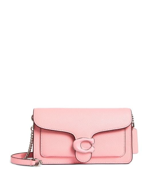 COACH Pink Leather Tabby Shoulder Bag