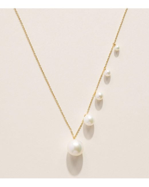 Sophie Bille Brahe Natural And Pearl Lou Ensemble Necklace