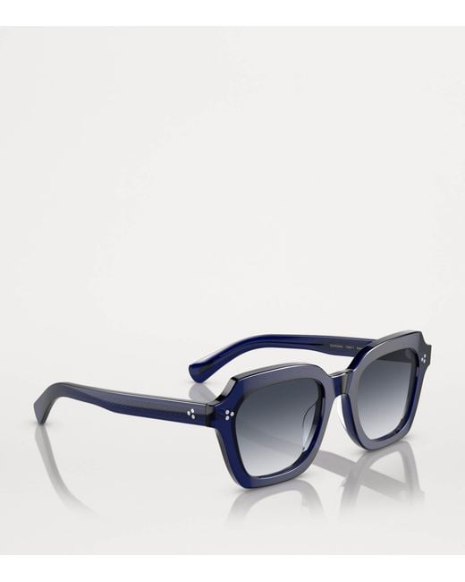 Oliver Peoples Blue Acetate Kienna Sunglasses