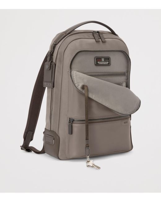 Tumi Gray Harrison Bradner Backpack for men