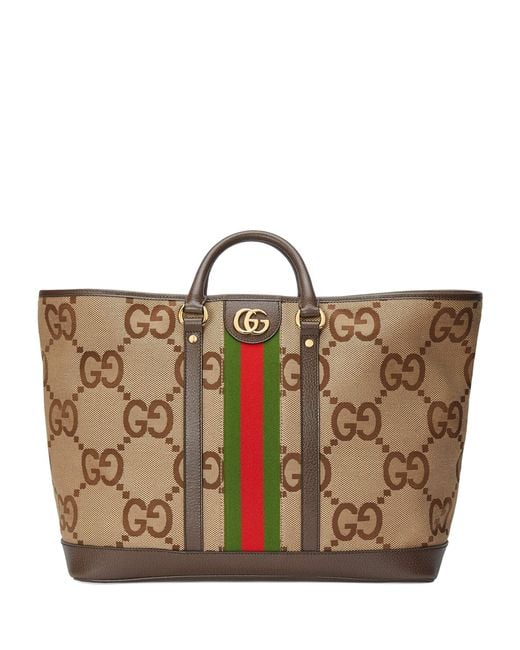 Gucci Brown Medium Jumbo GG Tote Bag