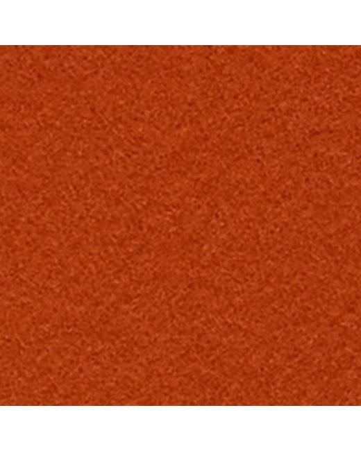 Max Mara Orange Wool Fringed Logo Scarf