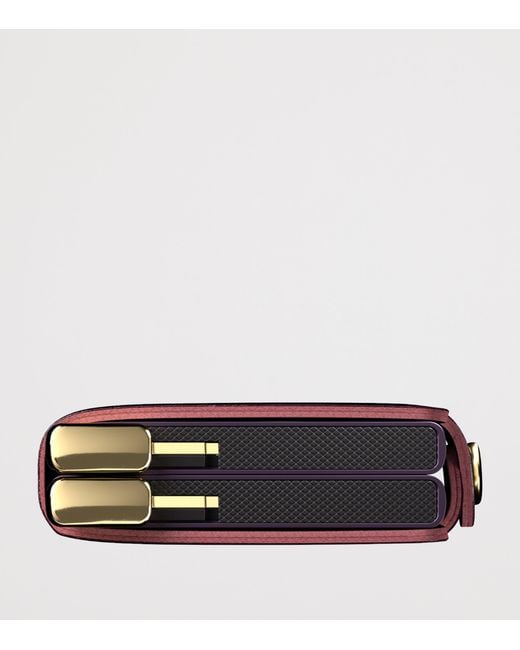 Secrid Purple Basco Leather Twinwallet for men