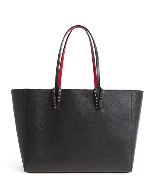 Christian Louboutin Black Cabata Large Calfskin Tote Bag