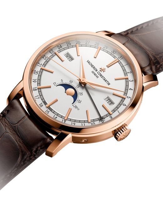 Vacheron Constantin Gray Traditionnelle Complete Calendar Watch for men