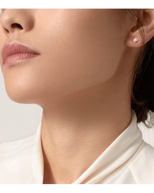 Cartier Metallic Medium And Diamond D'Amour Earrings