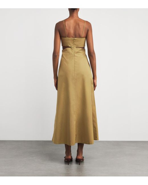 BITE STUDIOS Natural Organic Cotton Aquilone Maxi Dress