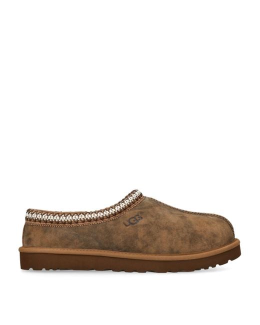 Ugg Brown Suede Tasman Baxter Slippers for men