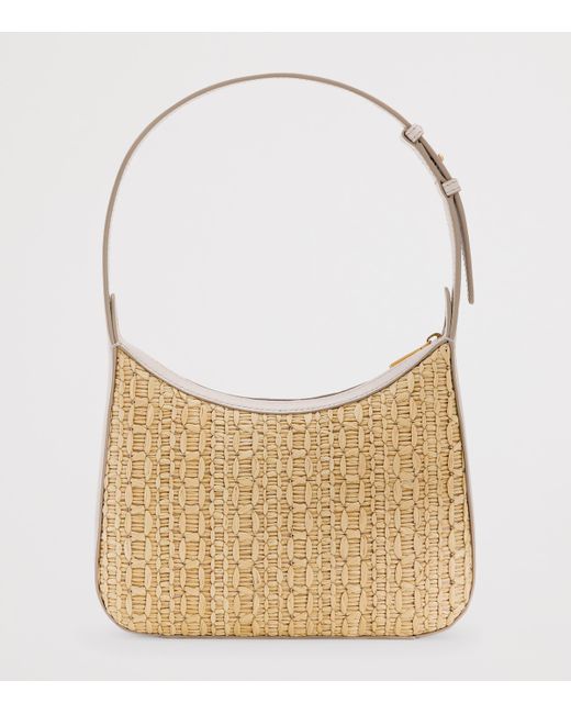 Dolce & Gabbana Metallic Raffia Shoulder Bag