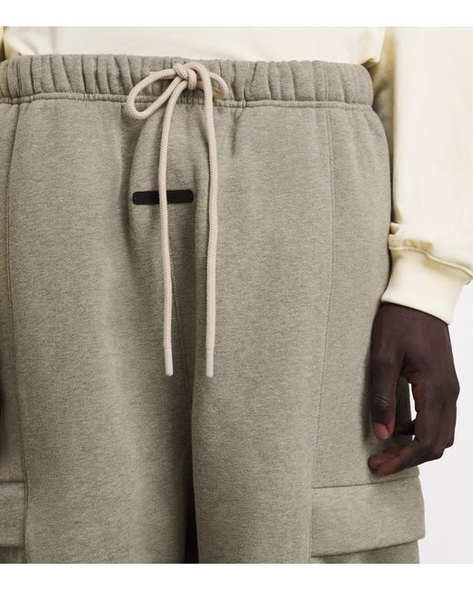 Fear Of God Natural Fleece Cargo Trousers for men