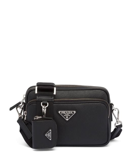 Prada Black Shoulder Bags for men