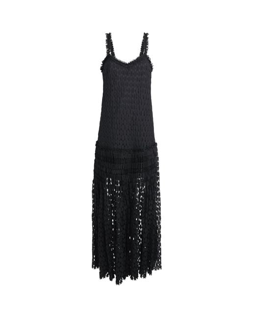 Ulla Johnson Black Lace Sigrid Maxi Dress