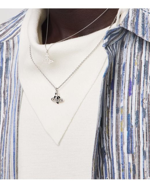Vivienne Westwood Natural Calliope Pendant Necklace for men