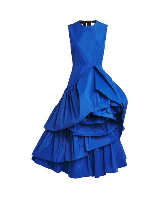 Roksanda Blue Tiered Radica Midi Dress