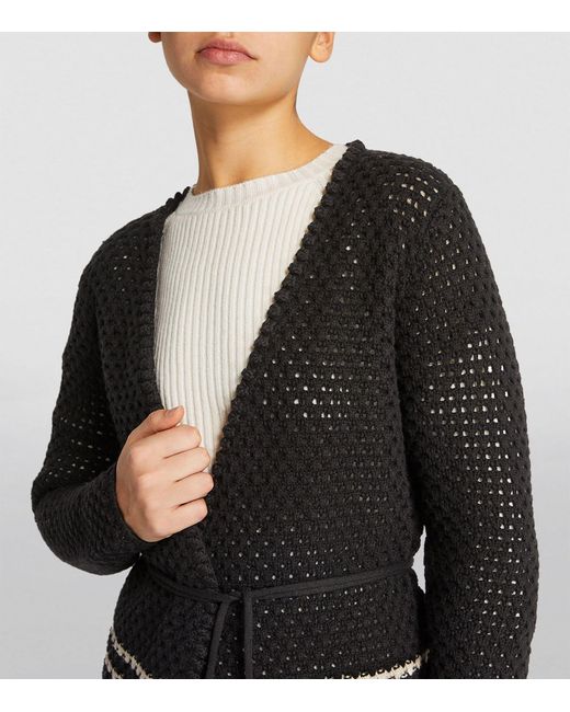 Max mara top zebra cardigan