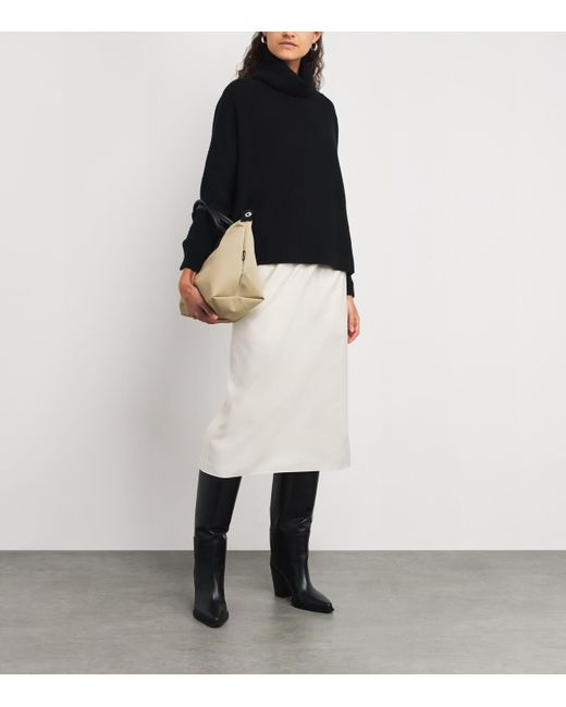 MAX&Co. Black Cashmere Rollneck Sweater