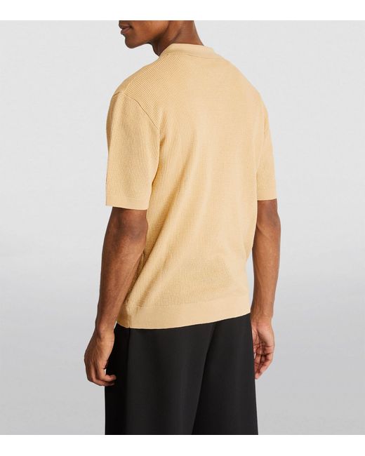 Closed Natural Organic Linen-cotton Polo Shirt for men
