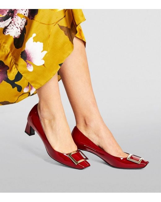 Roger Vivier Red Belle Viver Pumps 45